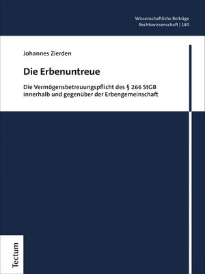 cover image of Die Erbenuntreue